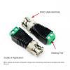 2PCS Male BNC Connector Video Balun Connector Transceiver for CCTV Metal Plastic Camera Surveillance Accessories view 2
