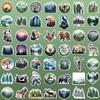 102PCS Forest Stickers,Adventure Aesthetic Outdoor Stickers for Boys Girls Teens Gifts Vinyl Waterproof Decor Supplies Forest Party Nature Decals for Water Bottles,Laptop view 3