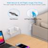 Extension Cord 25 Ft, HANYCONY 1080J Surge Protector Power Strip Long Cord with 8 AC Outlets and 4 USB Ports (2 USB-C), Wall Mount, Desk Charging Station for Home Office College Dorm Room Essentials view 2