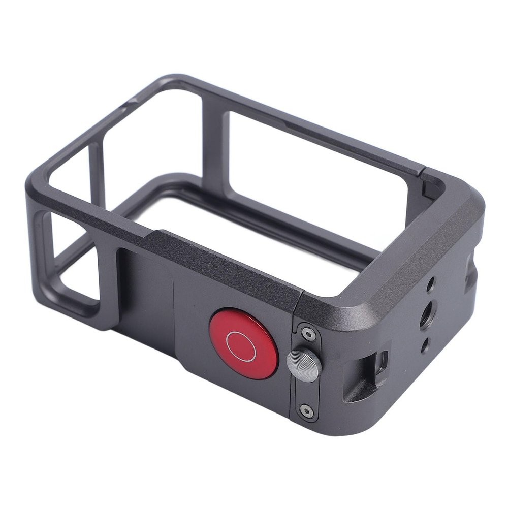 TYTOGE Camera Cage for Action 5 Pro for Action 4 3 Aluminum Alloy Protective Vlogging Camera Frame Cold Shoe Mount 1/4in Thread Hole for Mic LED Light