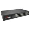 26-Port Full Gigabit PoE Fiber Switch, Port 1-16 can Support IEEE 802.3 af/at PoE Standard, 2*1000M Uplink SFP Ports Unmanaged PoE Switch view 3