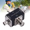 2 Position Coaxial with BNC Connector, 2 Way CB HAM Splitter, CB HAM Antenna Coaxial for 100W 1-30MHz HAM CB HF VHF UHF Radio Gold Plated view 3