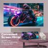 HKOORLAMULS S40Max Game Projector with 2 Wireless Controllers, Smart Portable Projector with Built in 30,000+ Classic Games, 4K 1080P Vision Projector for Gaming & Indoor Outdoor Entertainment, White view 4
