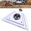 Serounder 2 in 1 Satellite Dish Adapter Mount, Mini Mount with 1/4 Inch Adapter for Car Roof, fit for 38.5mm Pipe view 2