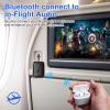 Premium Bluetooth 5.4 Transmitter, Airplane Wireless Adapter, Supports 2 AirPods/Headphones, Bluetooth Transmitter for TV, Airplane, Gym, with aptX Adaptive & Low Latency view 2