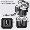 [3 in 1] SKPY Case Compatible with AirPods 4 with Active Noise Cancellation with Keychain, Shockproof Lock Design Case Compatible with Magsafe with Cleaning Kit for Men Women view 3