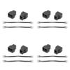 Tassteen 8PCS RJ11 Telephone Cable Splitter 15cm Cable 6P4C 2 Ports Telephone Cable Splitter Adapter view 1