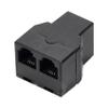 Tassteen 8PCS RJ11 Telephone Cable Splitter 15cm Cable 6P4C 2 Ports Telephone Cable Splitter Adapter view 4