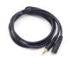 1.5/3/5/10M 3.5mm Stereo Male to Male Jack Male to Female Audio Aux Extension Cable Cord Compatible with The Computer MP3/MP4 L19(Male to Female,1.5m) view 1