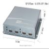 4Ch HDMI Fiber Extender 1080P 60Hz HDMI Optical Transceiver HD Video Converter Single Mode 20km LC view 2