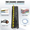 2 Channel Cable Protector Ramp 22000 lbs Load TPU Wire Cable Cover Ramp view 3