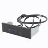 5.25 Inch Front Panel USB Hub, Internal USB Hub with 5Gbps USB A and 20Gbps Type C Header, 19 Pin Optical Drive Extension Panel, for PC Computer view 1