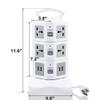 AFPSDLFJDLS Tower Power Strip Surge Protector Vertical Multi Sockets Way Universal Outlets Pluging Socket 2 300cm Extention Cord(UK pluging) view 2