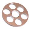 Empty Take Up Reel to Reel Small Hub, 6 Holes Empty Tape Reel Opening Empty Reel, Aluminum Recording Sound Takeup Reel for NAGRA Miniature Tape Recorder (Gold) view 1