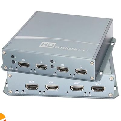 4Ch HDMI Fiber Extender 1080P 60Hz HDMI Optical Transceiver HD Video Converter Single Mode 20km LC