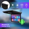 Android Car Overhead Player 12.2 Inch Wide IPS Screen Video Car Roof Mount Monitor with Built-in Stereo Speakers Flip Down Overhead Car Monitor Support Bluetooth WiFi HDMI USB NO DVDBlack view 4