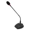 ASHATA Gooseneck Microphone, XLR Desktop Microphone, 360 Degree Adjustable, Noise Canceling Gooseneck Mic with Base for Lectures Conferences Video Meetings view 1