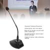 ASHATA Gooseneck Microphone, XLR Desktop Microphone, 360 Degree Adjustable, Noise Canceling Gooseneck Mic with Base for Lectures Conferences Video Meetings view 2