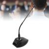 ASHATA Gooseneck Microphone, XLR Desktop Microphone, 360 Degree Adjustable, Noise Canceling Gooseneck Mic with Base for Lectures Conferences Video Meetings view 3