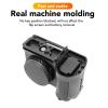 ASHATA ZV E10II Camera Base Mount Bracket, Camera Metal Grip Extension Bracket Tripod Mount Baseplate with 1/4 3/8 Inch Holes, Camera Cold Shoe Mount for Vertical view 3