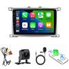 Car Radio Stereo for Toyota Land Cruiser LC 100 2002-2007, Android 13, 10.1" IPS Touch Screen Upgrade Dash Kit with Car-Play & Android Auto, GPS Navigation DSP SWC 5G WiFi Camera(8Core 4+64GB,B) view 1