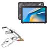 BoxWave Adapter Compatible with Cubot Tab Kingkong 2 - Micro SD Card miniReader, USB Type-C OTG Reader USB3.0 Adapter Keychain - Metallic Silver view 1