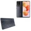 BoxWave Keyboard Compatible with Cubot A10 - SlimKeys Bluetooth Keyboard, Portable Thin with Chiclet-Style Keys - Jet Black view 1