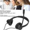 Built in HD Microphone, Ultra Lightweight Telephone Headset, Supports Rj9 Plug Devices for Home Offices, Call Centers, Telemarketing with Speaker Volume Adjustment, Clear Sound view 2