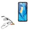 BoxWave Adapter Compatible with Cubot Kingkong Power 3 - Micro SD Card miniReader, USB Type-C OTG Reader USB3.0 Adapter Keychain - Metallic Silver view 1