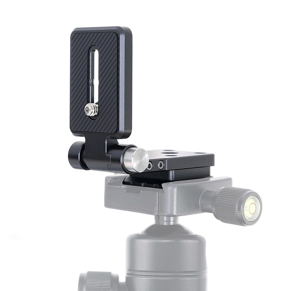 Aluminum L Bracket Vertical Horizontal,Switching Quick Release Plate with 1/4in Screw,for Arca,Compatible with DSLR Cameras