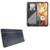 BoxWave Keyboard Compatible with Cubot Kingkong X Pro - SlimKeys Bluetooth Keyboard, Portable Thin with Chiclet-Style Keys - Jet Black view 1