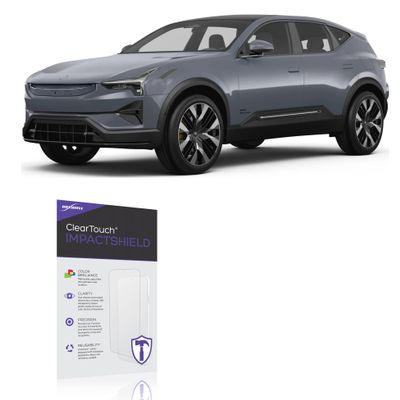 BoxWave Screen Protector Compatible with Polestar 2025 Polestar 3 Instrument Cluster Display (9 in) - ClearTouch ImpactShield (2-Pack), Impenetrable Screen Protector Flexible Film