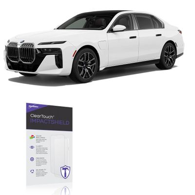 BoxWave Screen Protector Compatible with BMW 2025 750e xDrive Sedan Instrument Cluster Display (12.3 in) - ClearTouch ImpactShield (2-Pack), Impenetrable Screen Protector Flexible Film