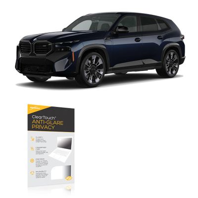 BoxWave Screen Protector Compatible with BMW 2025 XM Infotainment Display (14.9 in) - ClearTouch Anti-Glare Privacy (2-Pack), Privacy Screen Protector Flexible Film Anti-Glare