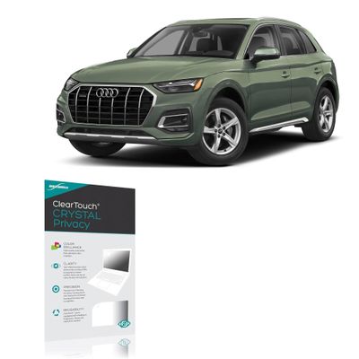 BoxWave Screen Protector Compatible with Audi 2025 Q5 Infotainment Display (14.5 in) - ClearTouch Crystal Privacy (2-Pack), Privacy Screen Protector Flexible Film Clear