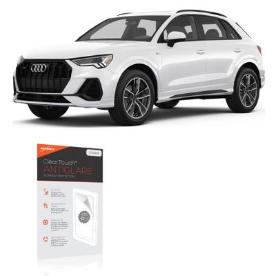 BoxWave Screen Protector Compatible with Audi 2025 Q3 Infotainment Display (12.3 in) - ClearTouch Anti-Glare (2-Pack), Anti-Fingerprint Matte Film Skin