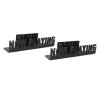 Wall HolderVin 2PCS Now Playing Record Stand Wall Mount Acrylic Album Record Holder Floating Book Shelves for Album Covers Display Home Decoration Black This Record (Acrylic) view 4