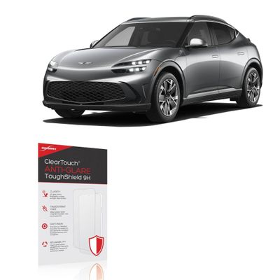 BoxWave Screen Protector Compatible With Genesis 2025 GV60 Display (12.3 in) - ClearTouch Anti-Glare ToughShield 9H (2-Pack), Anti-Glare 9H Tough Flexible Film Screen Protector