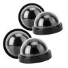 aqxreight 4pcs Dome Simulation Camera CCTV Dummy Fake Security Camera with Flashing Led Light Constructed from Hig Dummy CameraFake CameraSimulation CameraDummy Fake CameraDummy Fake Dom view 2