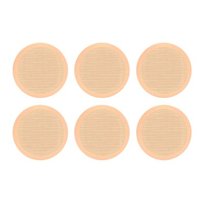Pyle 3 Pair Speakers, 200W 6.5" Round Flush Mount in Wall/in Ceiling Home Speakers, PDIC Series, Tan