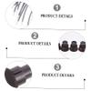 MUCKLILY 15pcs Nc Magnetic Reed Alarm Sensors for Door and Window Security Embedded Design Easy Installation Black for Home Safety view 3
