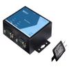GW312 Device Server - 2-Port RS 232/422/485 Serial to Ethernet Device Server, Rugged Metal Case. Easy Configuration. Virtual Com Software Included. (ATOP) view 1