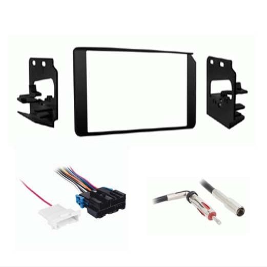 Double DIN Car Stereo Installation Kit Compatable with Yukon Denali 1999 and 2000 with Factory Amplified Models