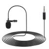 Collar Clip Microphone, Mini Portable Collar Clip Mic Support 360 Rotation for Interview Recording for Mobile Phone Computer view 1