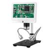 Microscope Kit 7 Inch LCD Digital Microscope Soldering Electronic 500X 1000X Video Microscope Microscope Lens Adapters(AD206 White) view 1