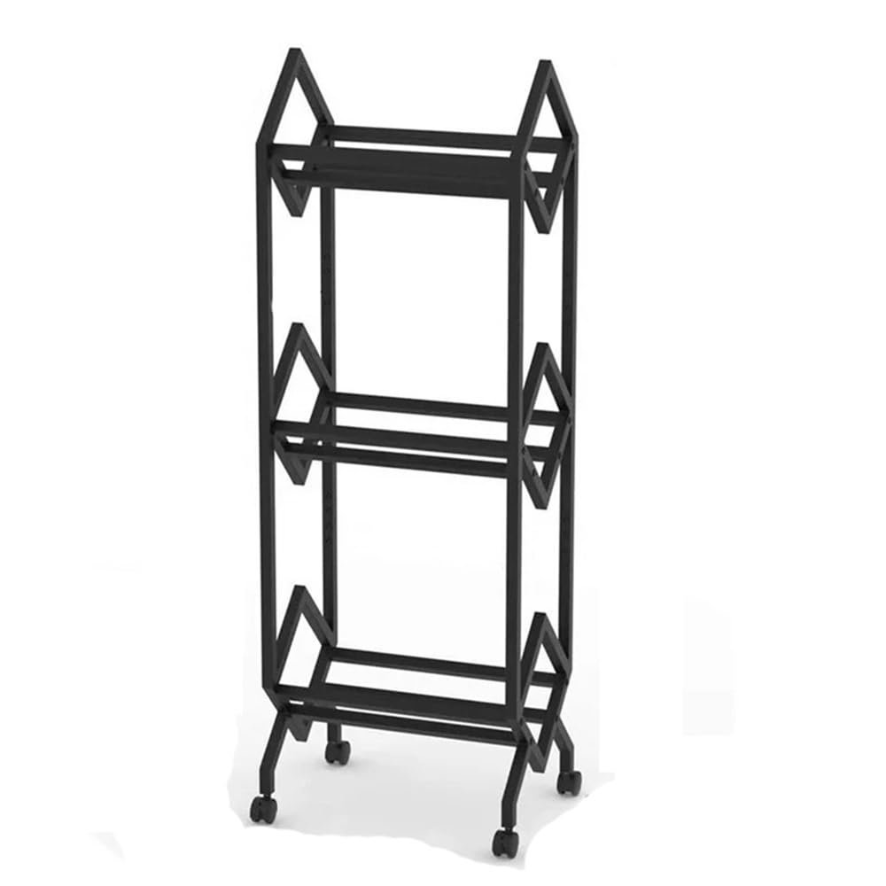 yinxx240708 Vinyl Record Storage CD Record Display Rack Magazine Placement Rack Metal Desktop Creative Bookshelf Record Storage Rack Organizer Shelf(Large)