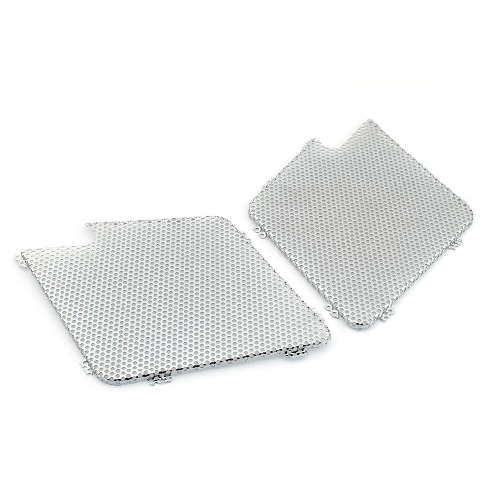 Bacar Aluminium Front Speaker Grill Mesh Cover Replacement Chrome for HONDA GL1500 88-2000