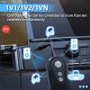Bluetooth Transmitter Receiver, AUX in USB Sound Input Bluetooth 5.4 Sound Transmitter Receiver, 1 to Multiple Low Latency Bluetooth Audio Adapter for Speaker Headphones TV PC view 4