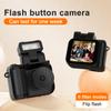 Gsnagole Retro Snap CameraMini Nostalgic Vintage ViewTiny SnapsKeychain Digital Photo CameraLlavero Mini CMara Retro1080p Hd with Led Flash Light (Pink 64G) view 3