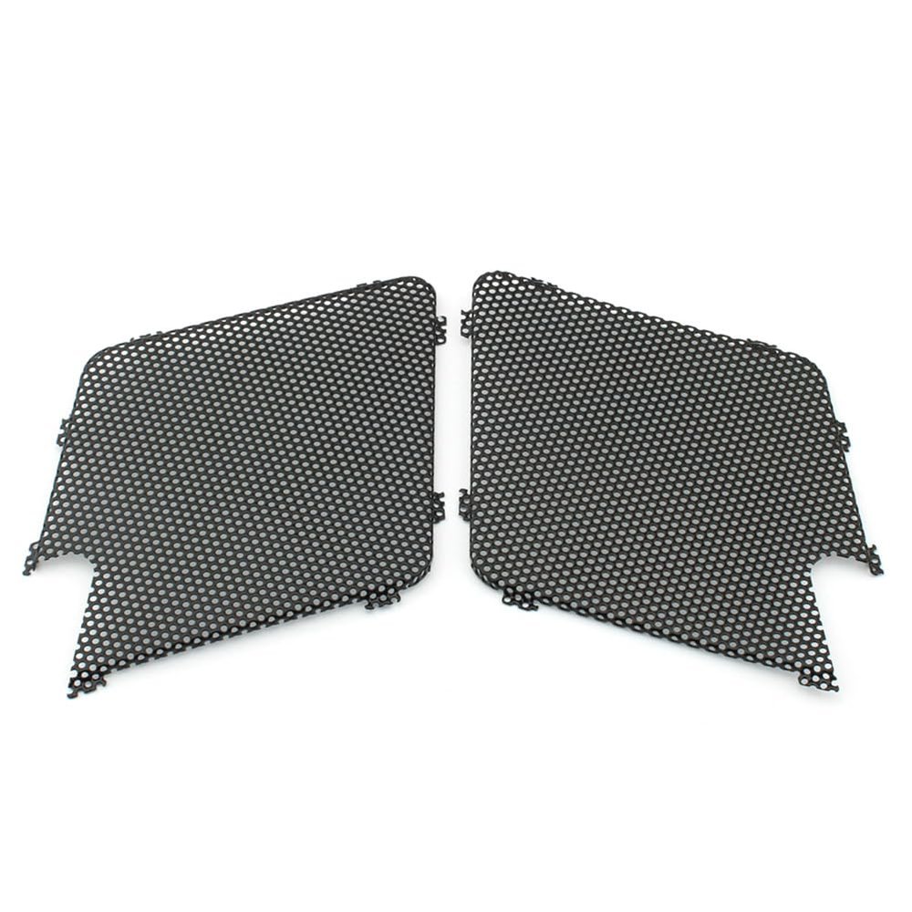 Bacar Front Speaker Cover Replacement Mesh Grill Aluminium Black for HONDA GL1500 1988-2000